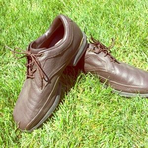 Men’s Nike Tour Golf Brown Leather Shoes 10.5